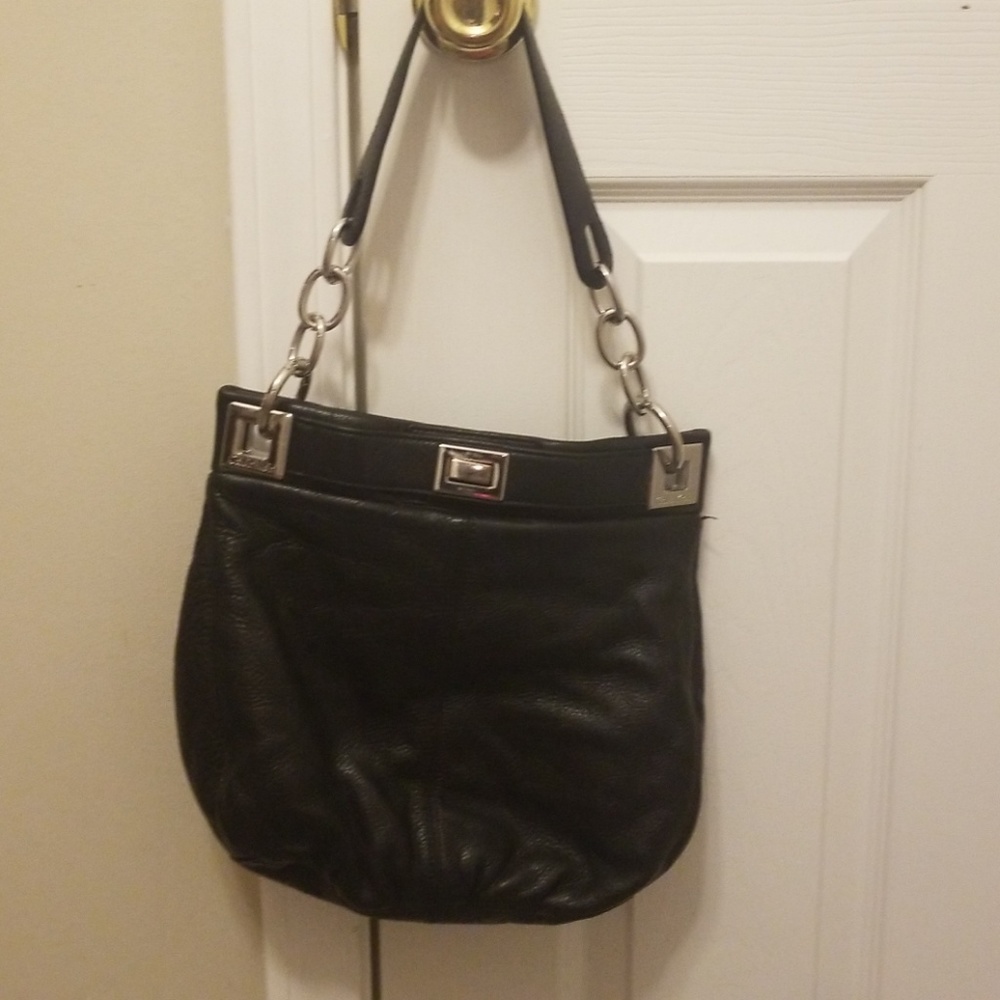 Genuine Black leather handbag